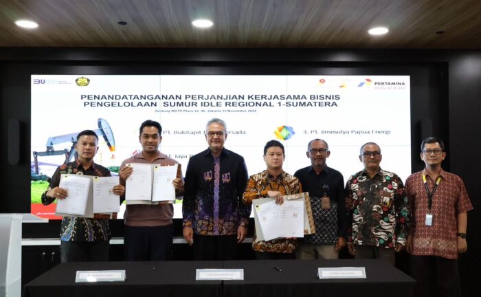 PHR Regional 1 Sumatera kembali Jalin Kerja Sama Bisnis Pengelolaan Sumur Idle Batch-2 Lanjutan