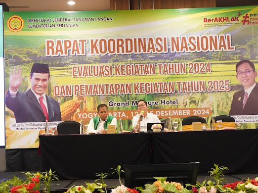 Rakornas Ditjen Tanaman Pangan Kementan 2024 untuk Memantapkan Target  2025