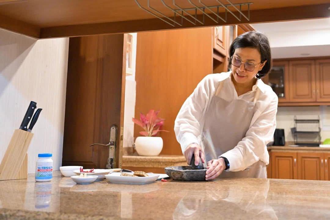Sri Mulyani: Memasak Ibarat Meditasi dan Penenang Syaraf yang Menyenangkan