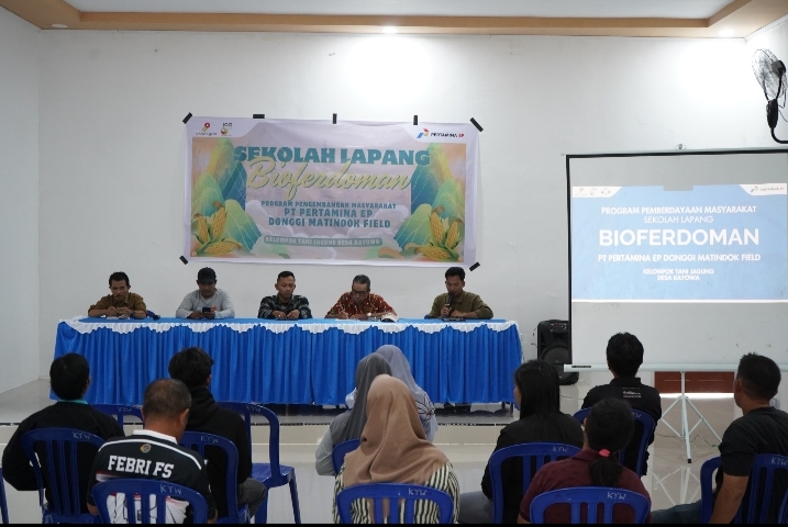 Galakkan Ketahanan Pangan, PEP DMF Inisiasi Sekolah Lapang Pertanian
