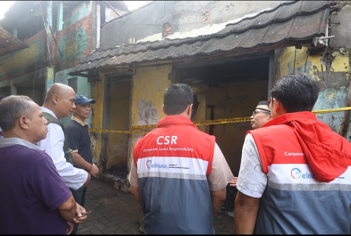 Gerak Cepat Elnusa Peduli Bantu Warga Korban Kebakaran di Cilandak Timur