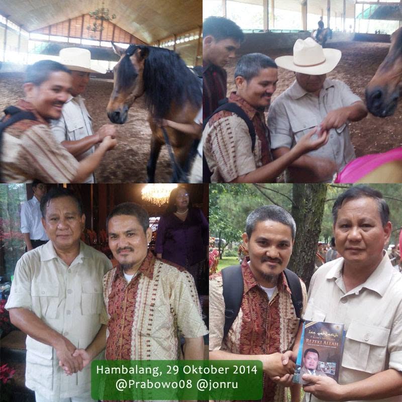 Jonru Ginting Sengaja Foto Bareng Prabowo untuk Menakuti-Nakuti Haters