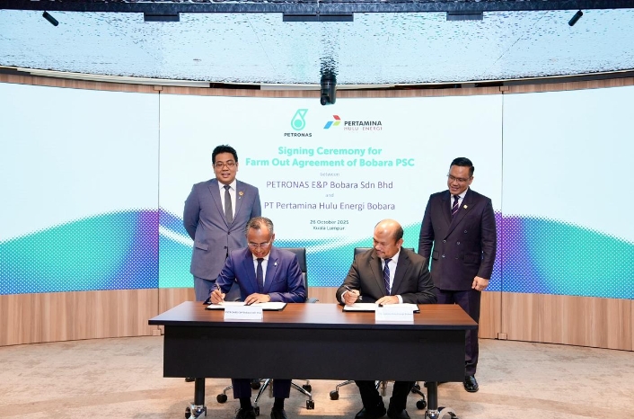 PHE dan Petronas Sepakati FOA Kontrak Bagi Hasil Blok Bobara