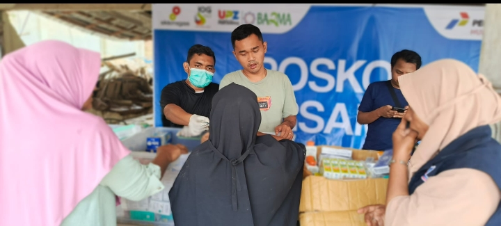 Posko Kesehatan Pertamina Rantau Field Layani Kesehatan Gratis bagi Masyarakat Aceh Tamiang