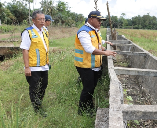 Sigap, BBWS Mesuji Sekampung Pastikan Perbaikan Irigasi Gantung Mesuji-Tulang Bawang