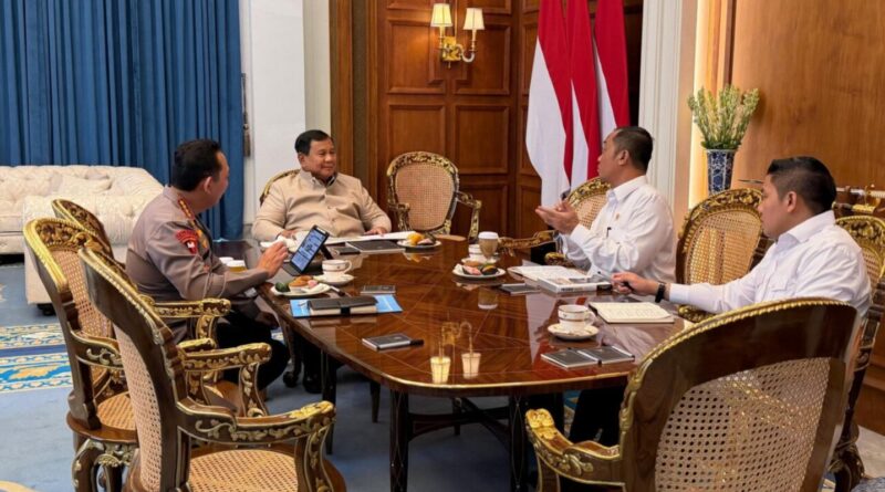 Menghadap Presiden, Kapolri Lapor Perkembangan Situasi Kemananan di Tanah Air