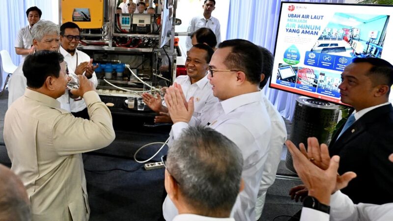 BRIN Pamerkan Hasil Riset dan Inovasi ke Presiden Prabowo di Istana