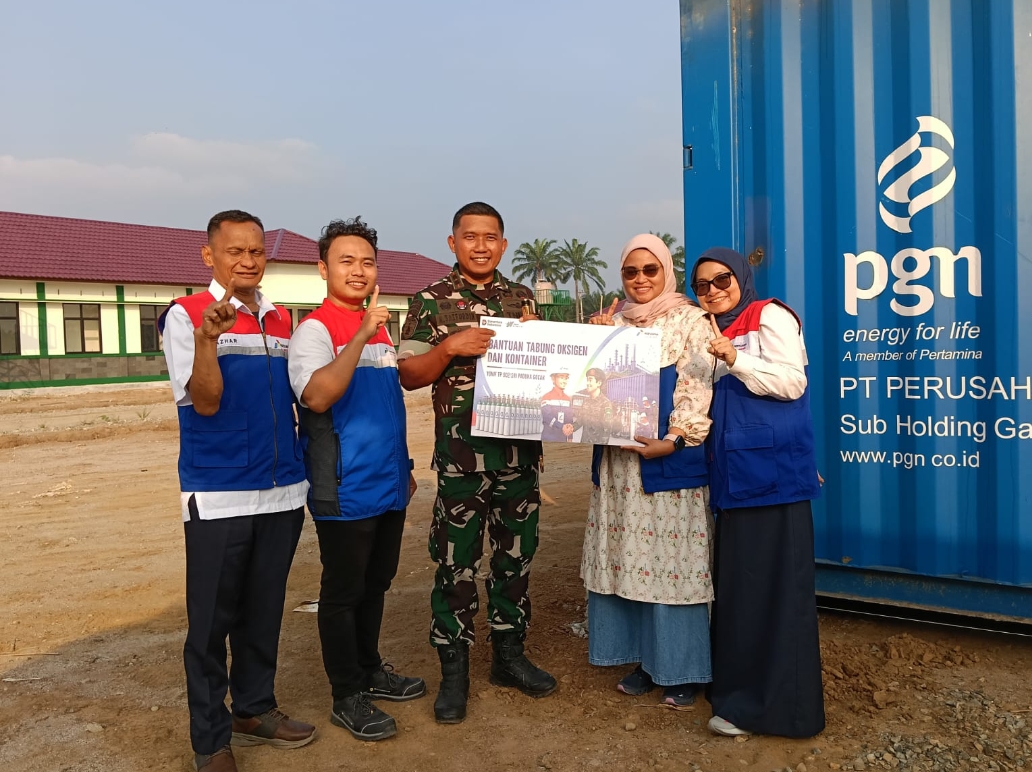 PGN Salurkan 149 Tabung Oksigen, Dukung Pemulihan Layanan Kesehatan di Sumatera Utara dan Aceh